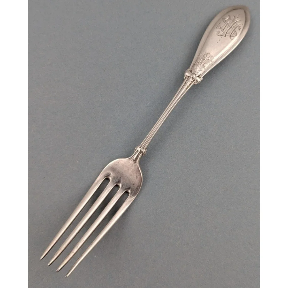 Whiting Manufacturing Co. Italian Pattern Sterling Silver Fork 6-1/4